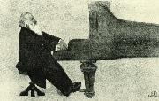 robert schumann brahms had always been a fine pianist, having played since the age of seven painting